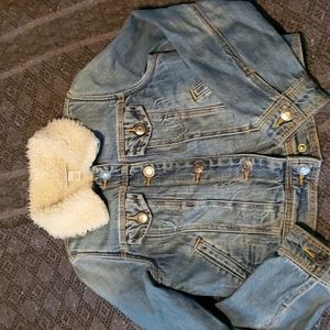 Sherpa lined Denim jacket